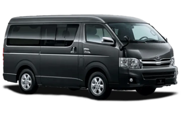 Sewa Toyota Hiace bambu apus